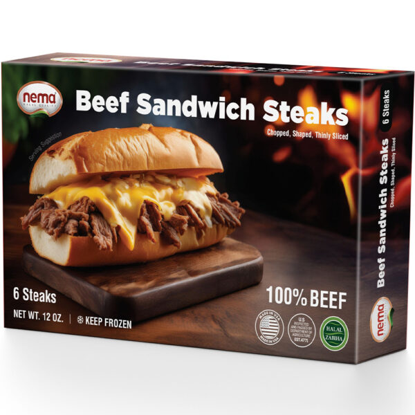 Nema Beef Sandwich Steaks 12oz