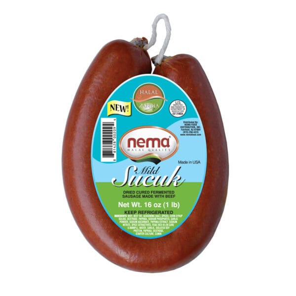 Nema Ring Halal Zabiha Beef Sujuk 1lb