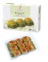 Image of Golda Midye Baklava – 9 pieces of seashell-shaped Turkish dessert with double pistachio filling.