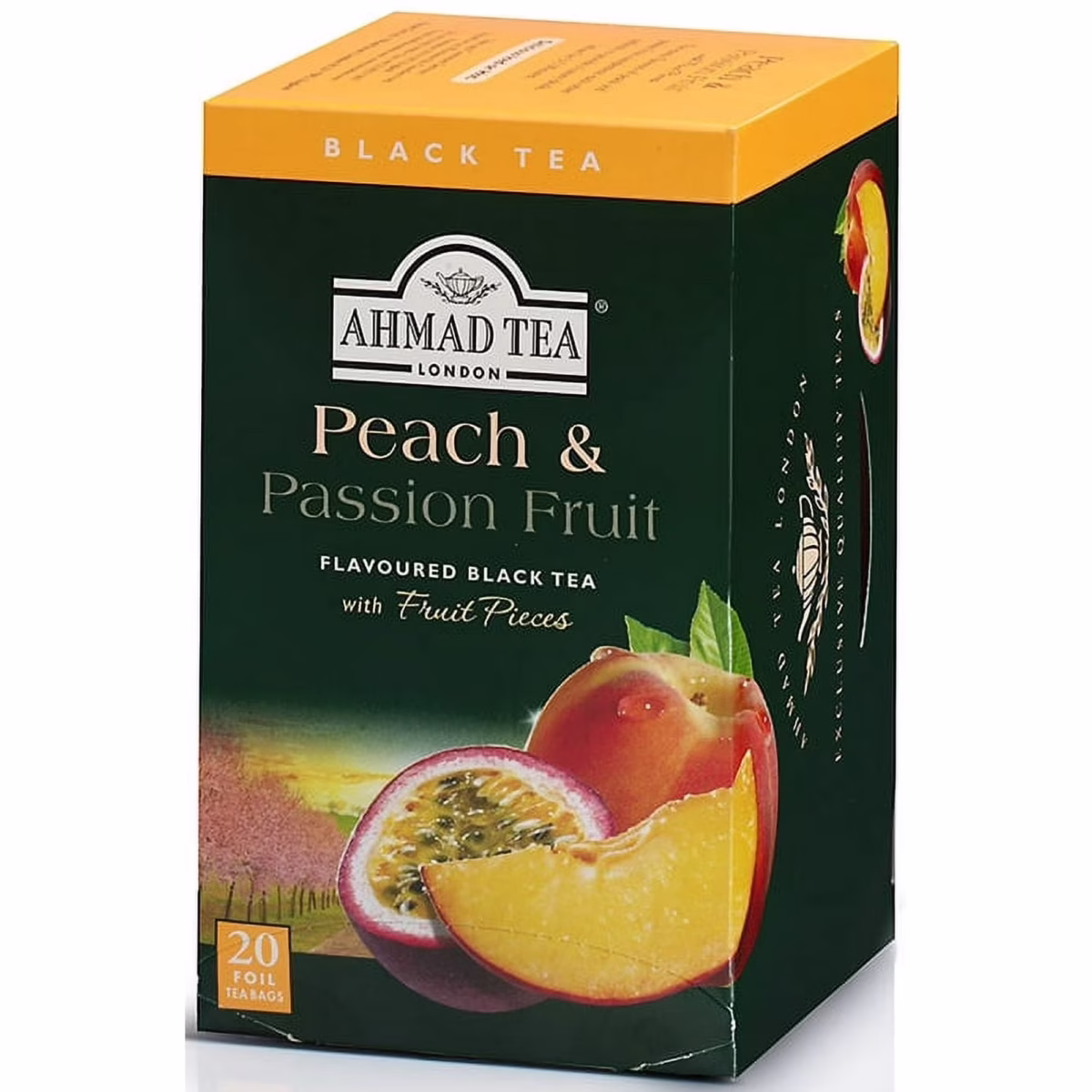 Ahmad Peach & Passion Fruit Tea 20 Count - Image 1