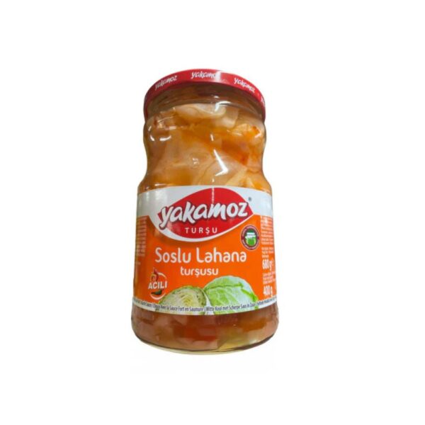 yakamoz pickled gabage with sauce hot medium