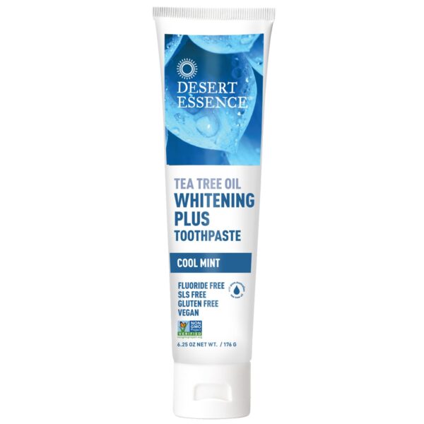 desert essence tea tree oil whitening plus toothpaste medium